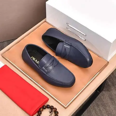 Replica High Quality Prada Leather Shoes For Men