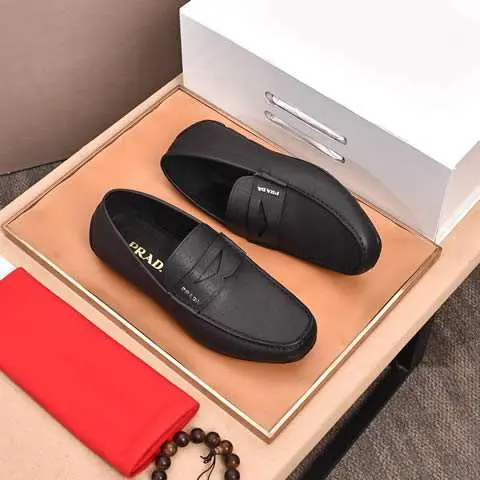 Replica High Quality Prada Leather Shoes For Men