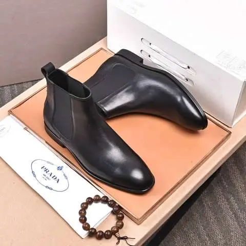 Replica High Quality Prada Leather Shoes For Men