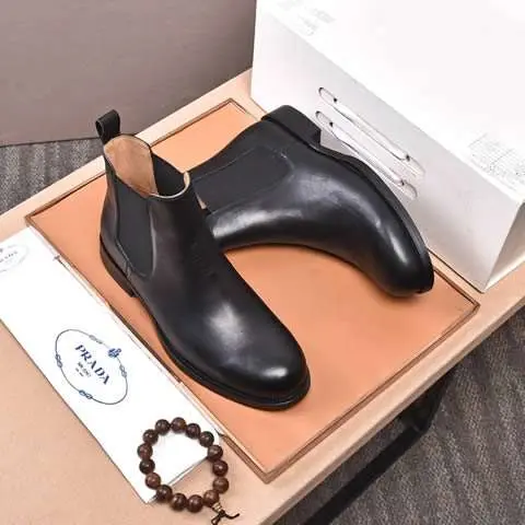 Replica High Quality Prada Leather Shoes For Men