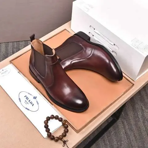 Replica High Quality Prada Leather Shoes For Men