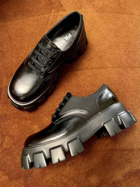 Replica High Quality Prada Leather Shoes For Men