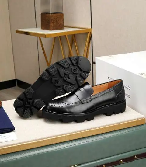 Replica High Quality Prada Leather Shoes For Men