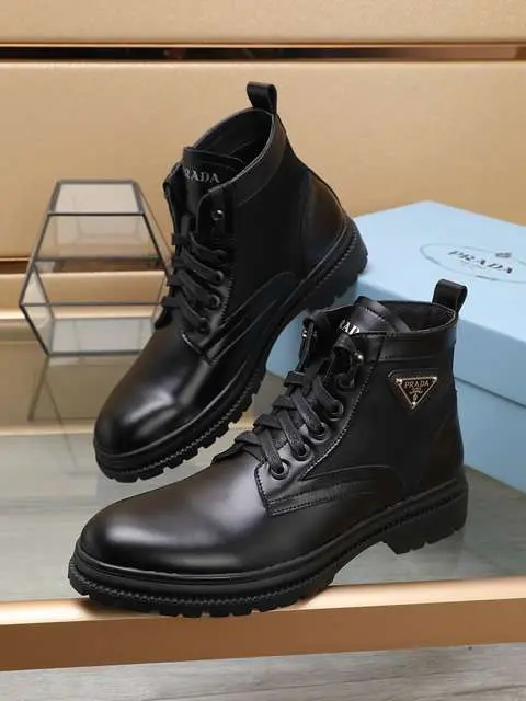 Replica High Quality Prada Leather Shoes For Men