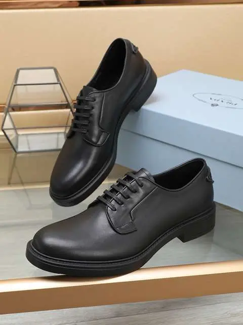 Replica High Quality Prada Leather Shoes For Men