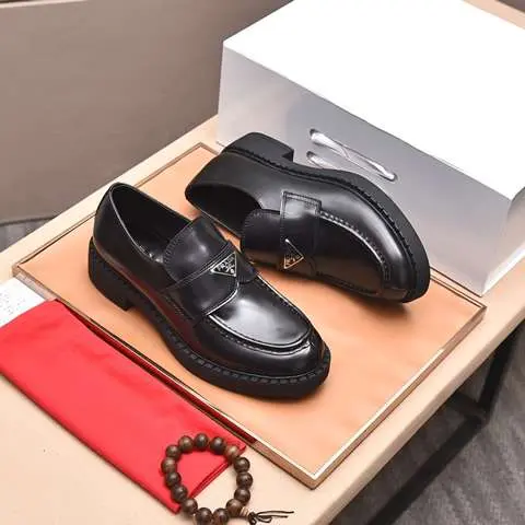 Replica High Quality Prada Leather Shoes For Men