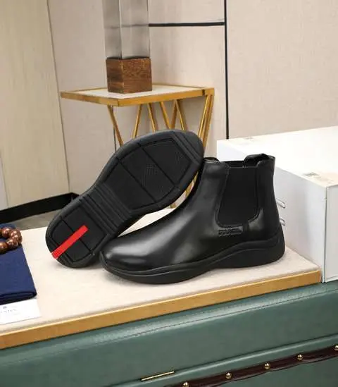 Replica High Quality Prada Leather Shoes For Men