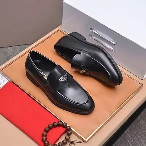 Replica High Quality Prada Leather Shoes For Men