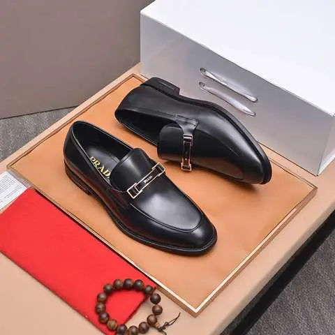 Replica High Quality Prada Leather Shoes For Men