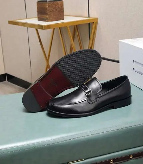 Replica High Quality Prada Leather Shoes For Men