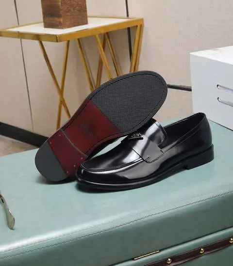 Replica High Quality Prada Leather Shoes For Men