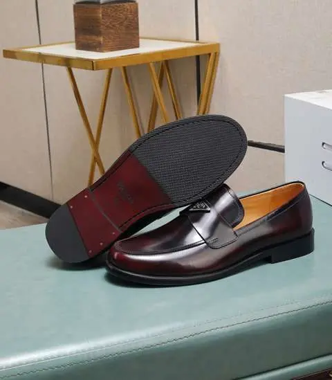 Replica High Quality Prada Leather Shoes For Men