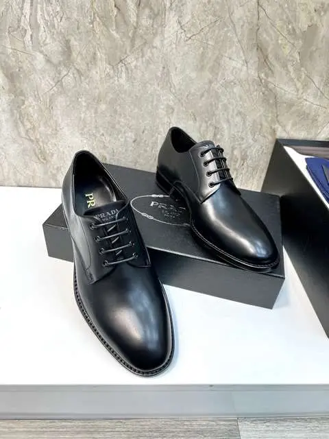 Replica High Quality Prada Leather Shoes For Men