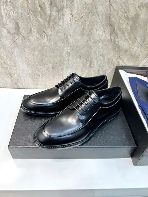 Replica High Quality Prada Leather Shoes For Men