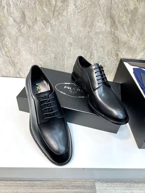 Replica High Quality Prada Leather Shoes For Men