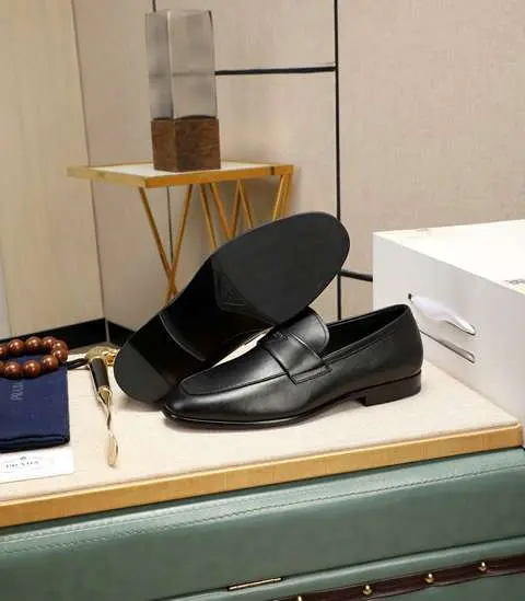 Replica High Quality Prada Leather Shoes For Men