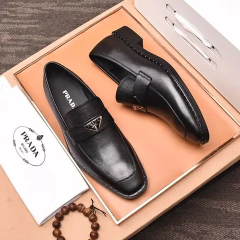 Replica High Quality Prada Leather Shoes For Men