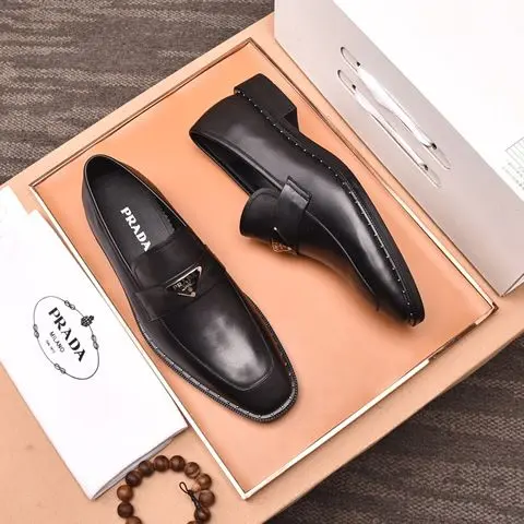 Replica High Quality Prada Leather Shoes For Men