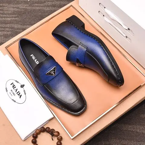 Replica High Quality Prada Leather Shoes For Men