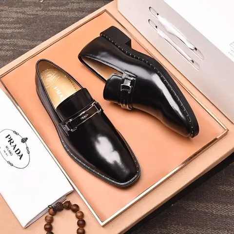 Replica High Quality Prada Leather Shoes For Men