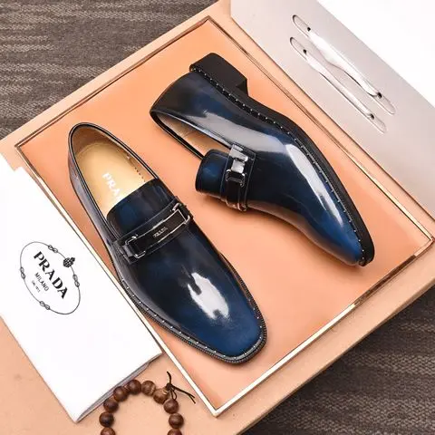 Replica High Quality Prada Leather Shoes For Men