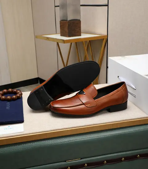Replica High Quality Prada Leather Shoes For Men