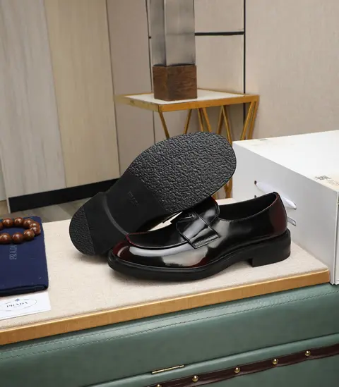 Replica High Quality Prada Leather Shoes For Men