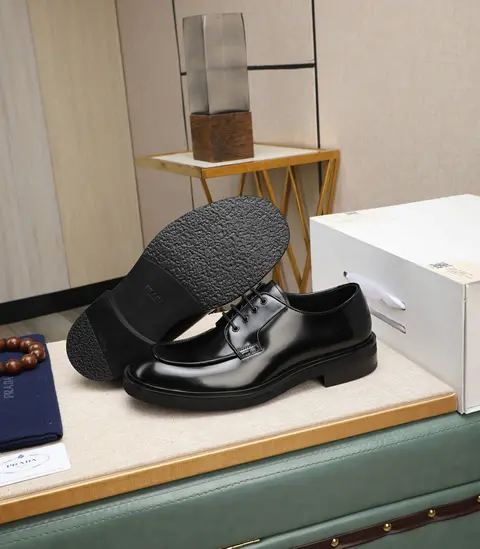 Replica High Quality Prada Leather Shoes For Men