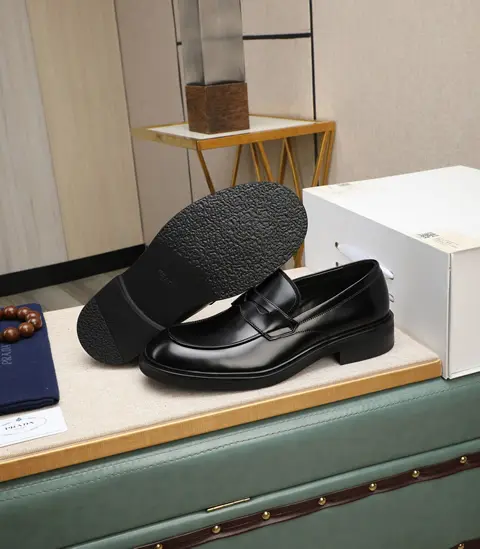 Replica High Quality Prada Leather Shoes For Men