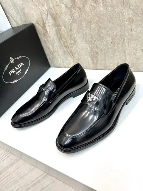 Replica High Quality Prada Leather Shoes For Men