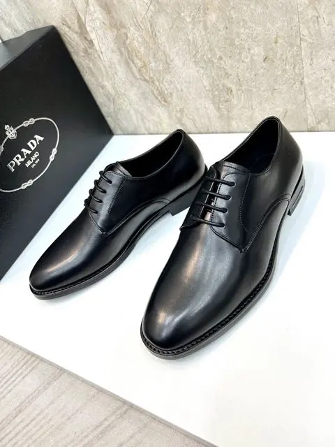 Replica High Quality Prada Leather Shoes For Men