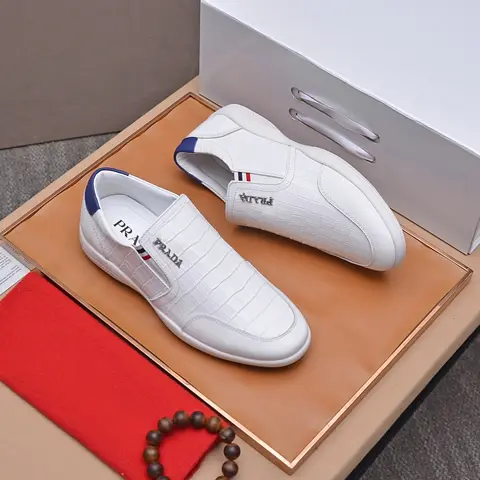 Replica High Quality Prada Leather Shoes For Men