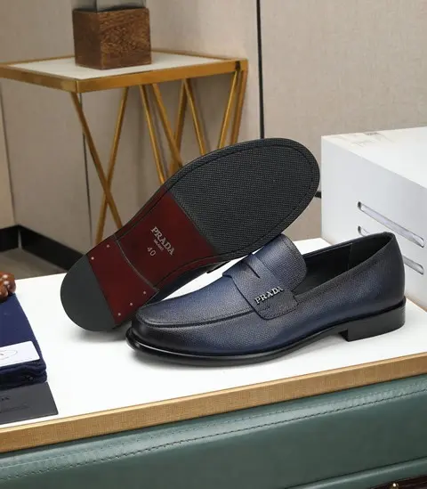 Replica High Quality Prada Leather Shoes For Men