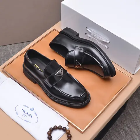 Replica High Quality Prada Leather Shoes For Men