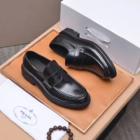 Replica High Quality Prada Leather Shoes For Men