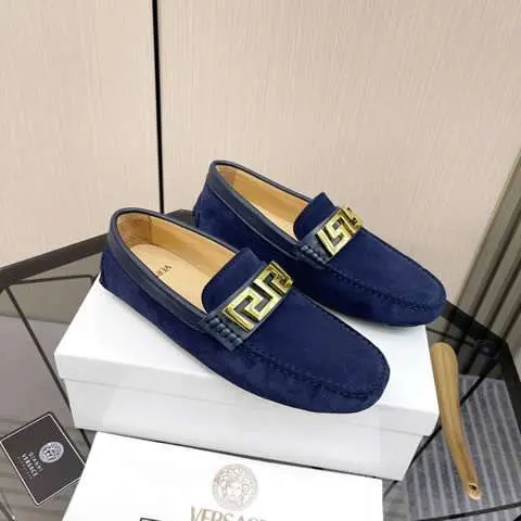 Replica High Quality Versace Leather Shoes For Men