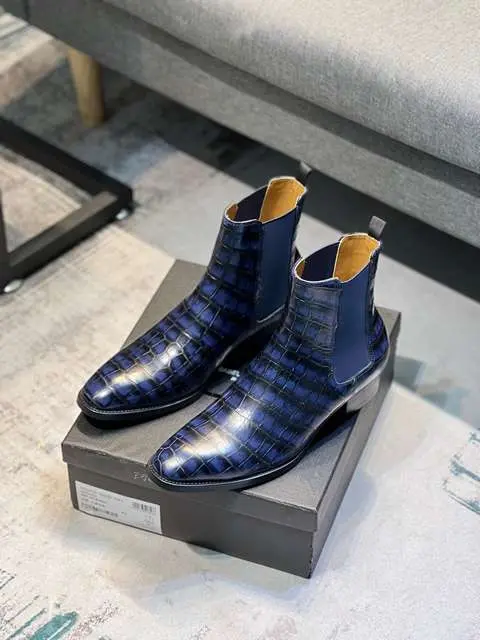Replica High Quality YSL Leather Shoes For Men