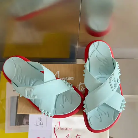 High Quality Replica Christian Lorbortin Slippers for Men
