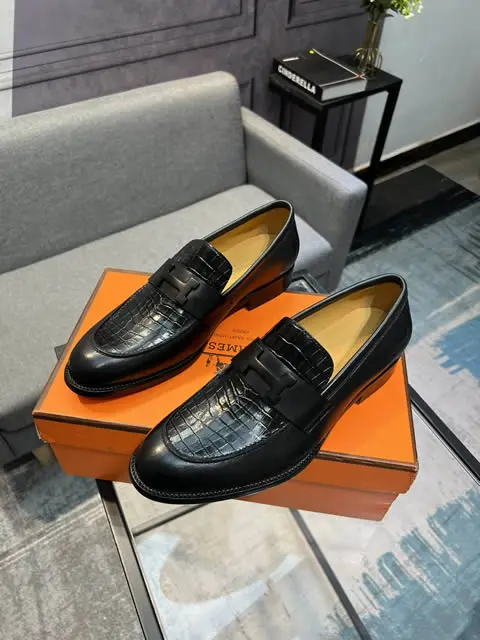 High Quality Replica Hermes Leather Shoes for men