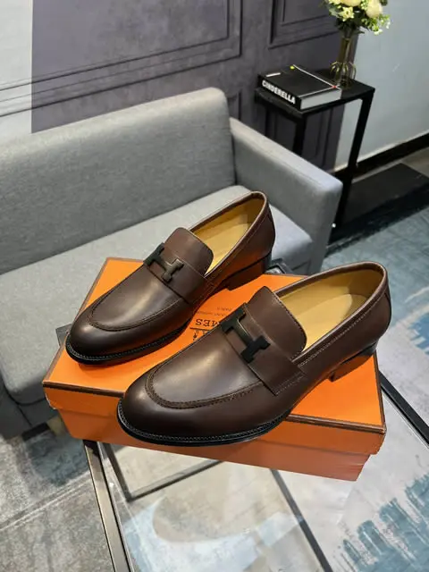 High Quality Replica Hermes Leather Shoes for men