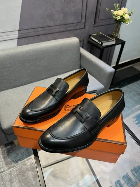 High Quality Replica Hermes Leather Shoes for men