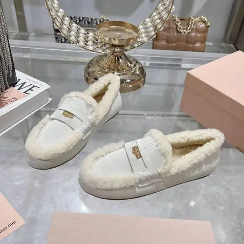 High Quality Replica Miu Miu Leather Shoes for Women