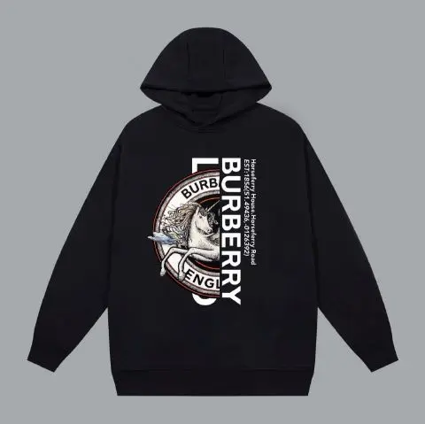 Original thread Pure Cotton Burberry Replica Hoodie for Men